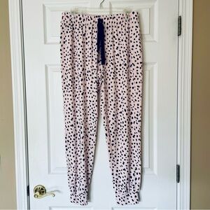 Beyourself Sleepwear Dalmatian Print Jogger Pants Soft Touch Lounge